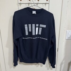 Champion MIT Sweatshirt Men's S Blue  Embroidered Pullover Ivy League College